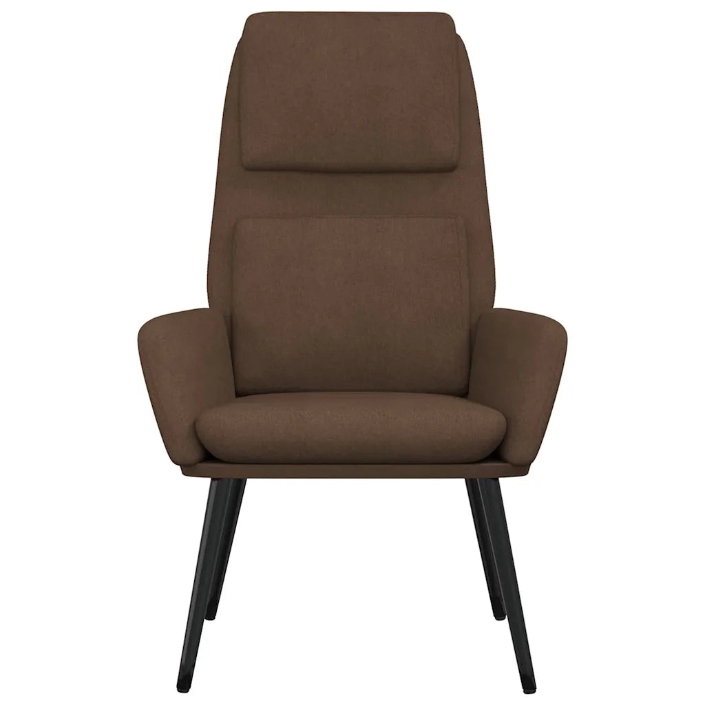 Poltrona Relax Marrone in Tessuto 341315