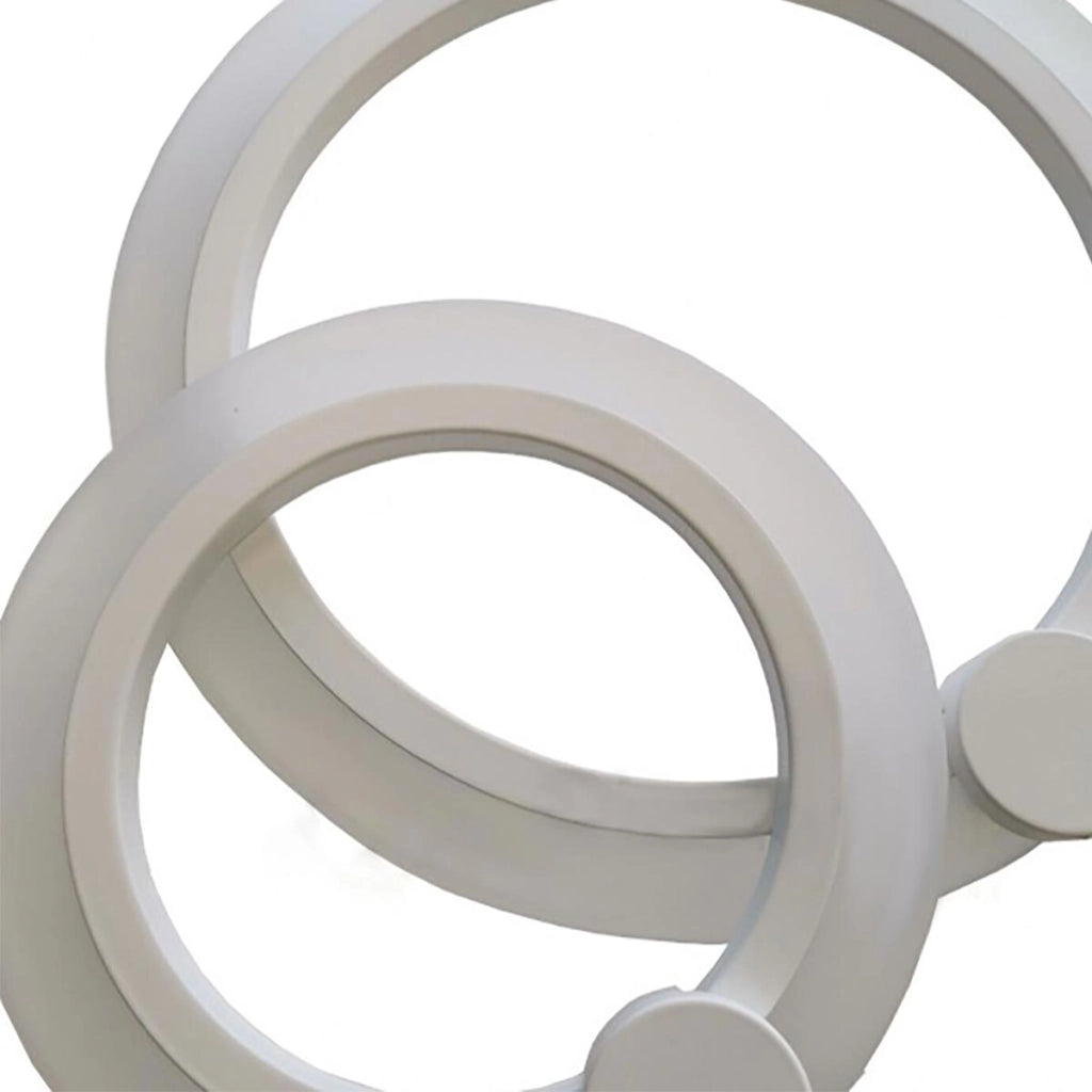 Plafoniera decorativa LED 51W CCT da 3000K a 6500K lampada moderna soffitto cerchi di luce camera da letto sala ricevimento 230V