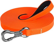 Corda da Letto Idrorepellente per Cani - 3 m a 30 m - Corda da Letto in Gomma con Fermoferro Chiuso - Corda di Traino per Cani di Dimensioni Variante
