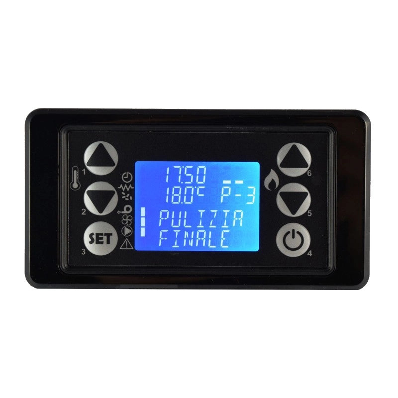 Ricambistufeapellet Display tastiera LCD Micronova Q007 6 tasti Dimensioni 120x63x24 mm.