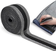 Tape per brochi e abbassamento di zoccoli - 10 metri - per ridurre la lunghezza dei pantaloni - 2,5 cm di larghezza - per tessuti o tende - per ridurre la lunghezza - panno di pizzo