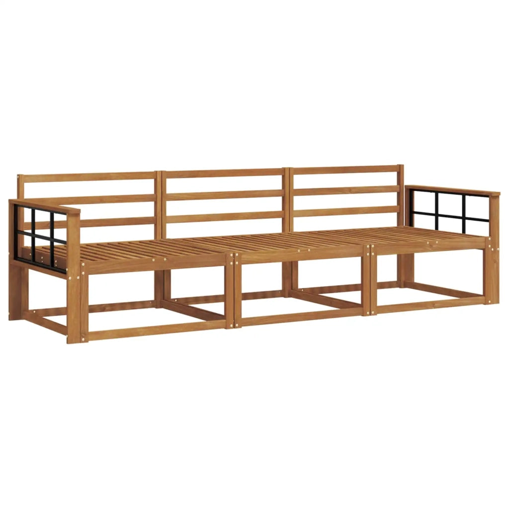 Set di divani da esterno 3 pcs Naturale 3367132