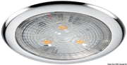 Plafoniera 3 LED luce bianca luce di cortesia inox
