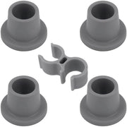 Accessori per doccia - 4 blocchi di sostegno per doccia e 1 supporto per capelli - Sedile per doccia