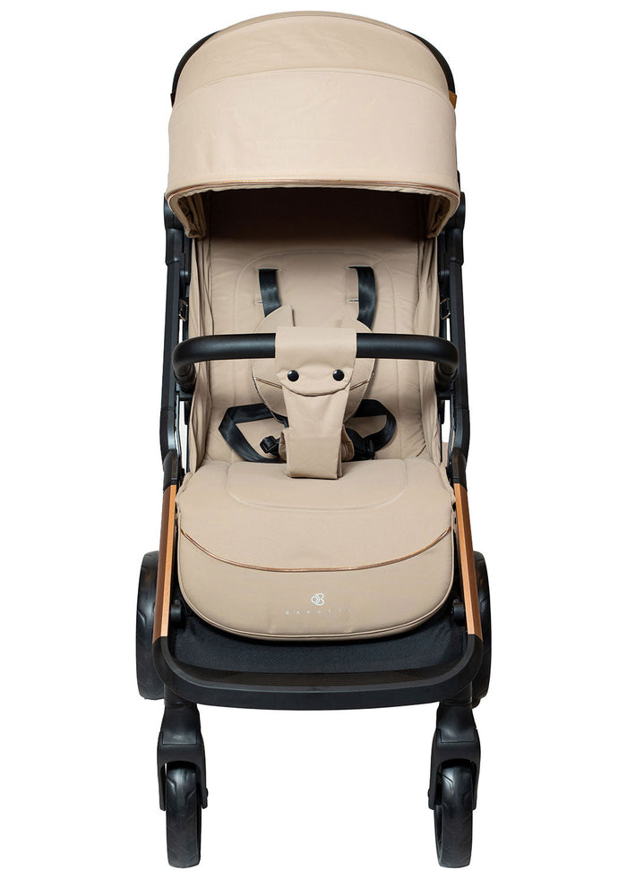 Passeggino Pieghevole Chiusura Automatica per Bambini Barotti Mega Beige