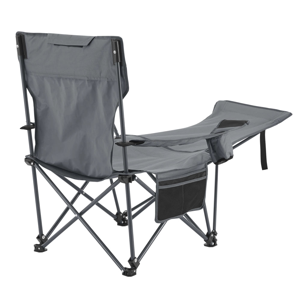 Set Bellante Pieghevole Tavolino e 2 Sedie Portatili - Grigio casa.pro