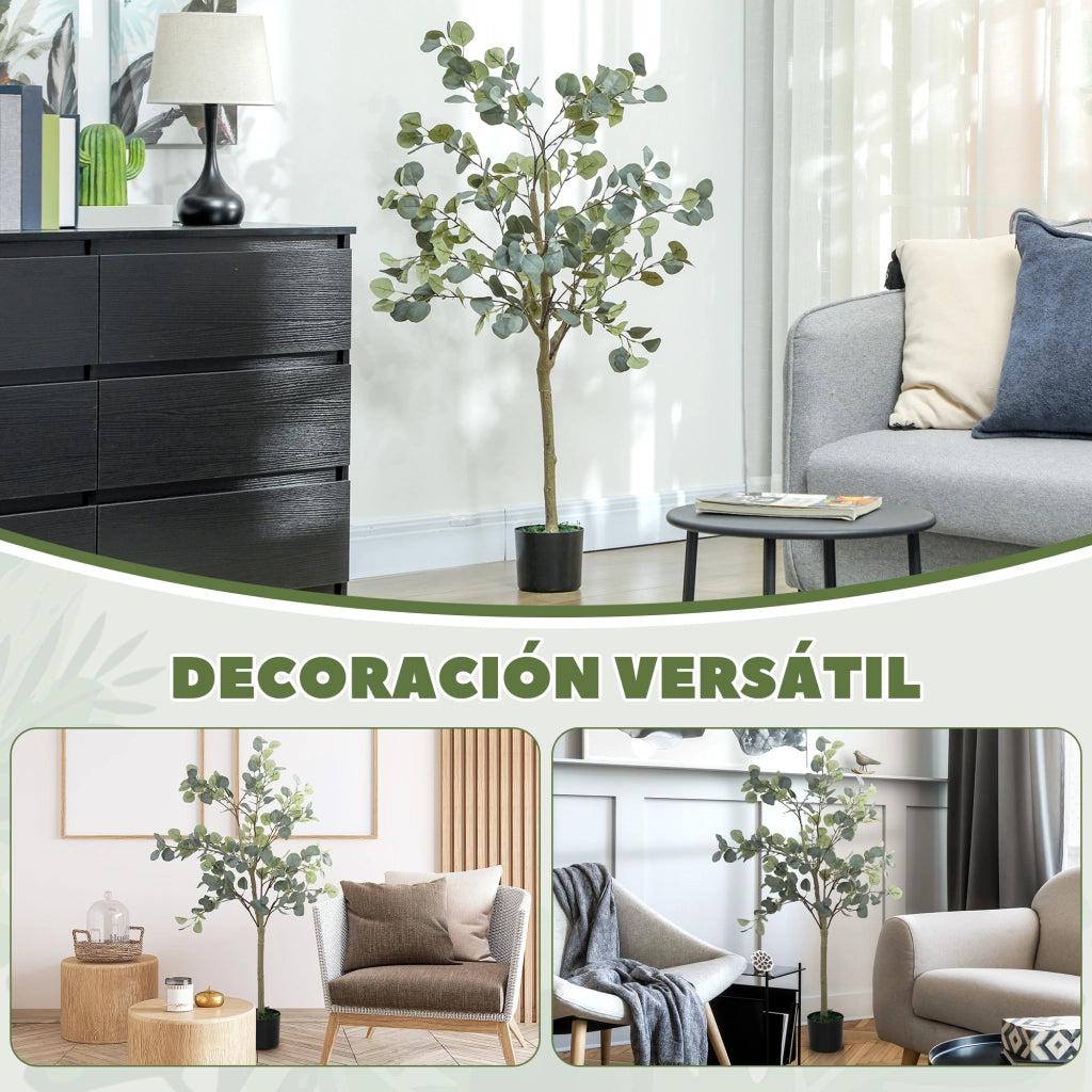 Pianta Artificiale Eucalipto ¨C Xylo ¨C 150 cm con 230 Foglie Verde
