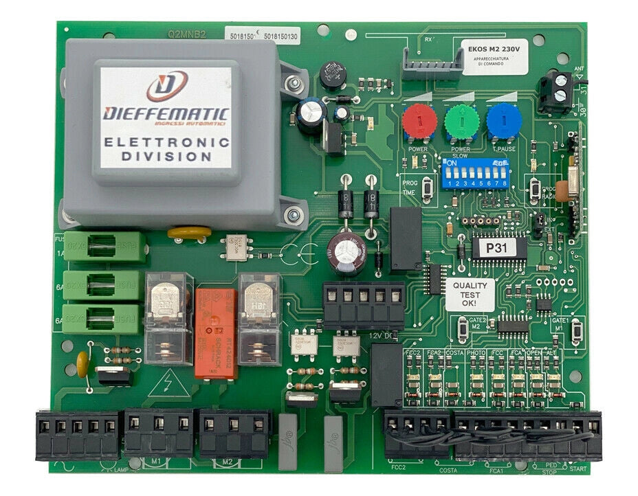 QUADRO CENTRALINA CANCELLO A BATTENTE SI ADATTA A CAME ZA5 ZF1 ZA3 EKOS M2 230V