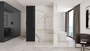 Parete Doccia Rea Cortis Gold 120