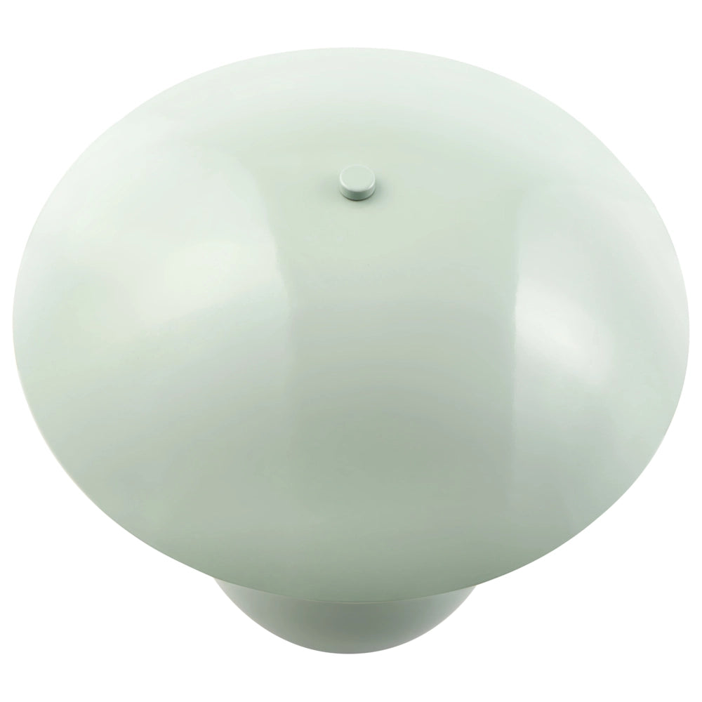 Lampada da tavolo verde chiaro con base in ferro 30 cm a una luce design moderno accessori per il soggiorno