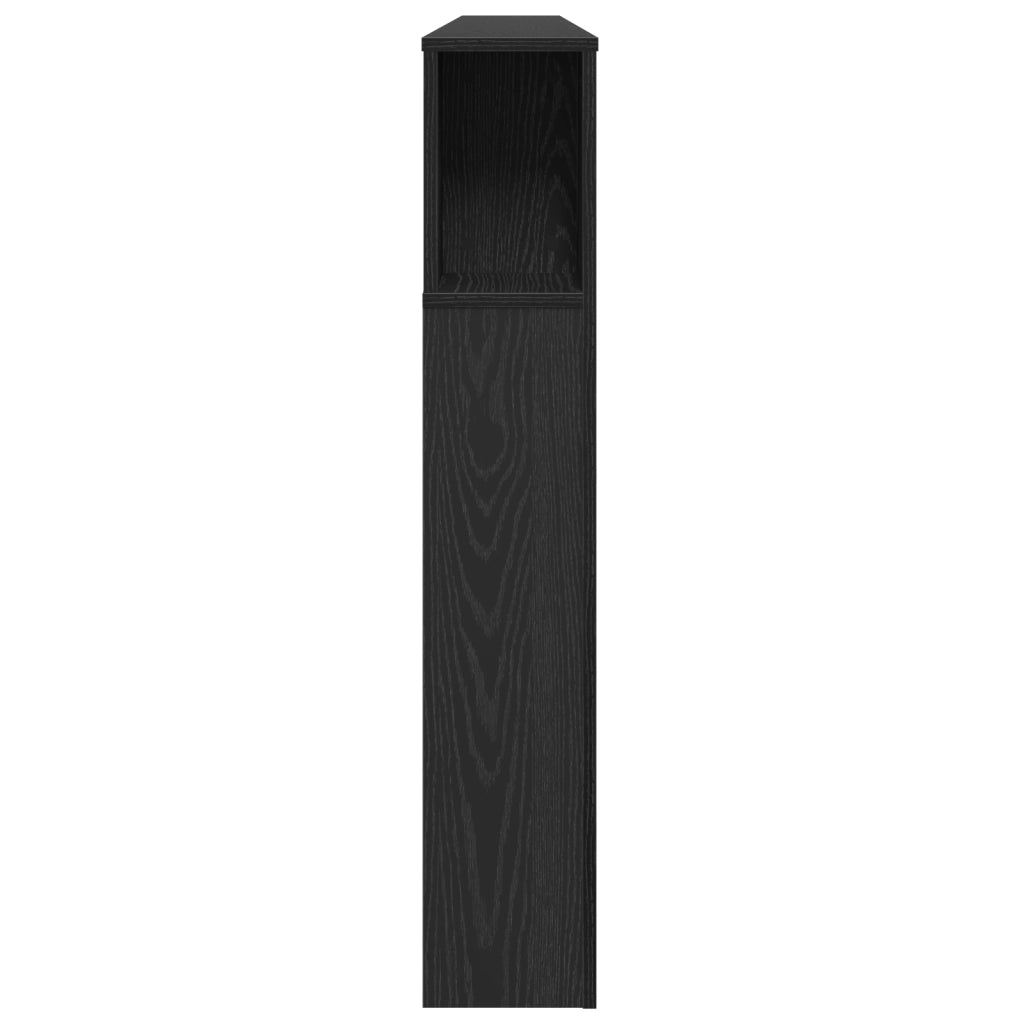 Cabina Testiera  in Rovere Nero - 180x18.5x102.5 cm