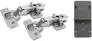 Scharnieri 110° con Demping Automatico - Scharnieri Piccoli - Scharnieri per Cucina - Scharnierpen - Montaggio Completo - Diametro del Coperchio Ø 35mm - Scharniere per Cucina