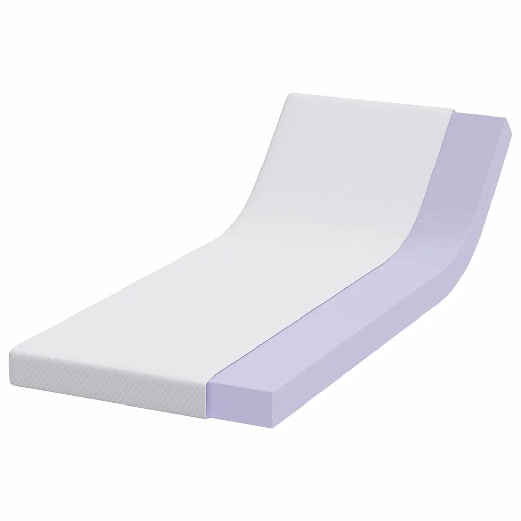 Topper per materasso Bianco 70 x 200 cm Tessuto Jacquard 4106242
