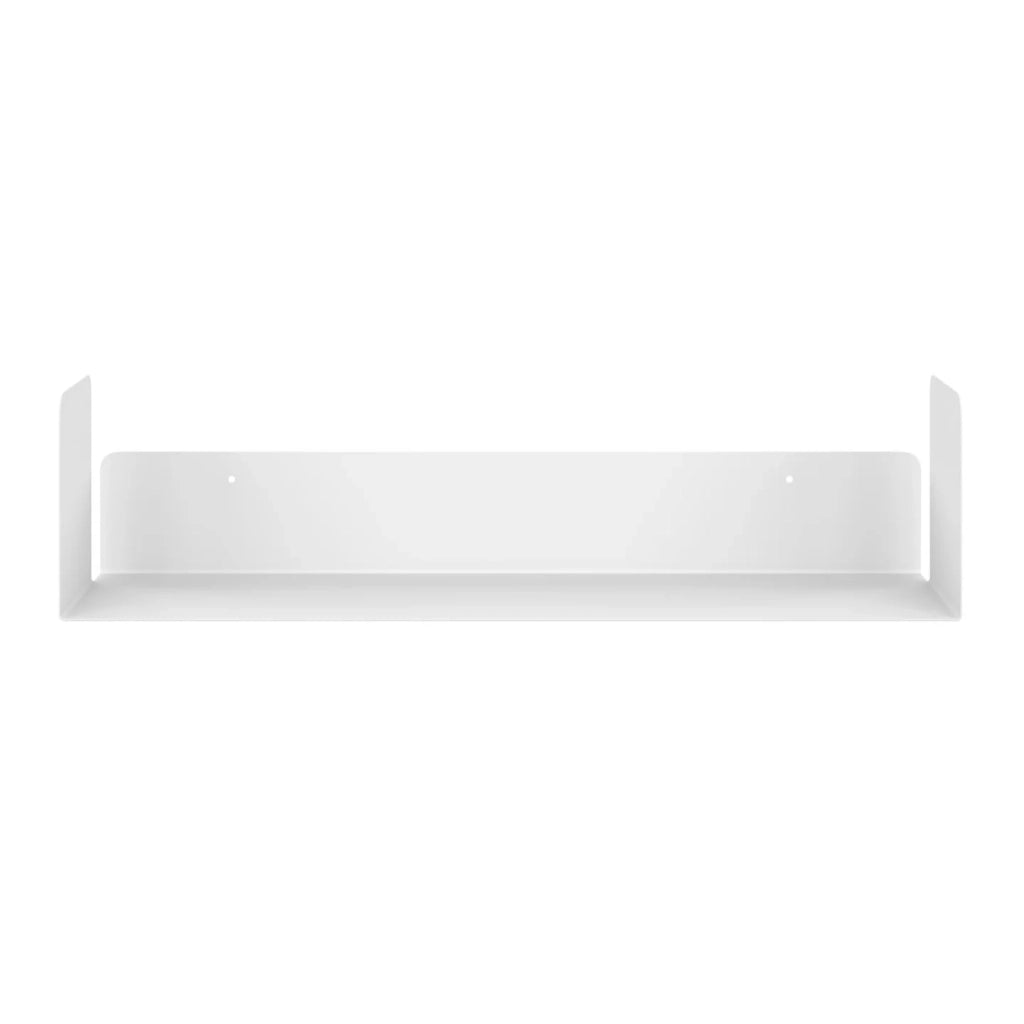 IDMarket - Set di 4 scaffali per libri bianchi METRA, 60x15 cm