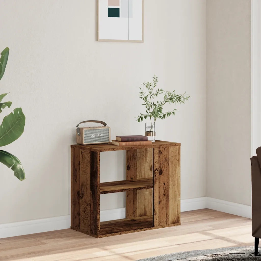Mobiletto Laterale Legno Antico 60x30x50 cm Legno Multistrato CFW7326608