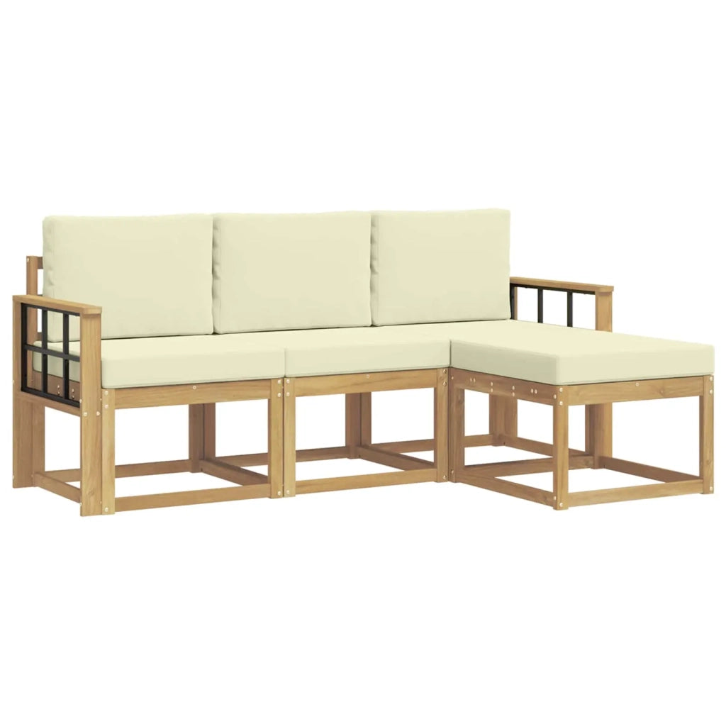 Set di divani da esterno 4 pz 3387464