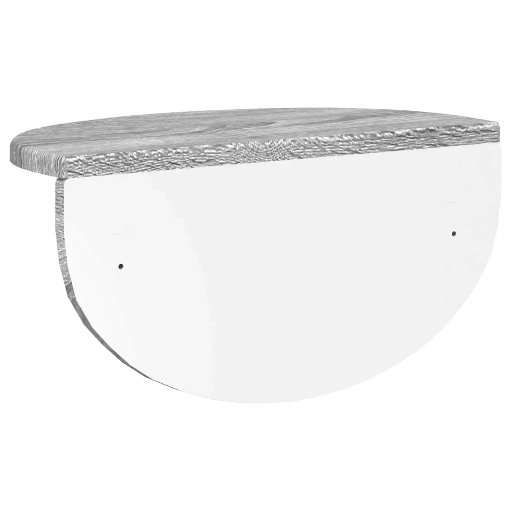 Scaffale da parete 2 pcs Grigio Sonoma 38 x 19 x 19 cm