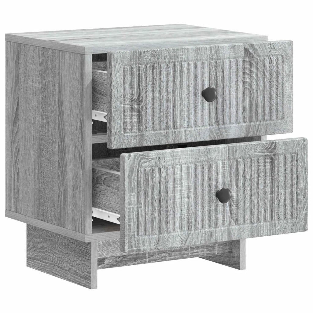 Armadio da Notte con cassetto Grigio Sonoma 43 x 34,5 x 47,5 cm 893847