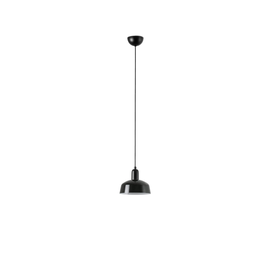 TATAWIN S metallo 1L Lampada a sospensione nera