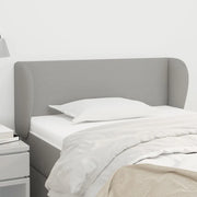 Testiera ad Orecchio Grigio Chiaro 103x23x78/88 cm in Tessuto 3116854