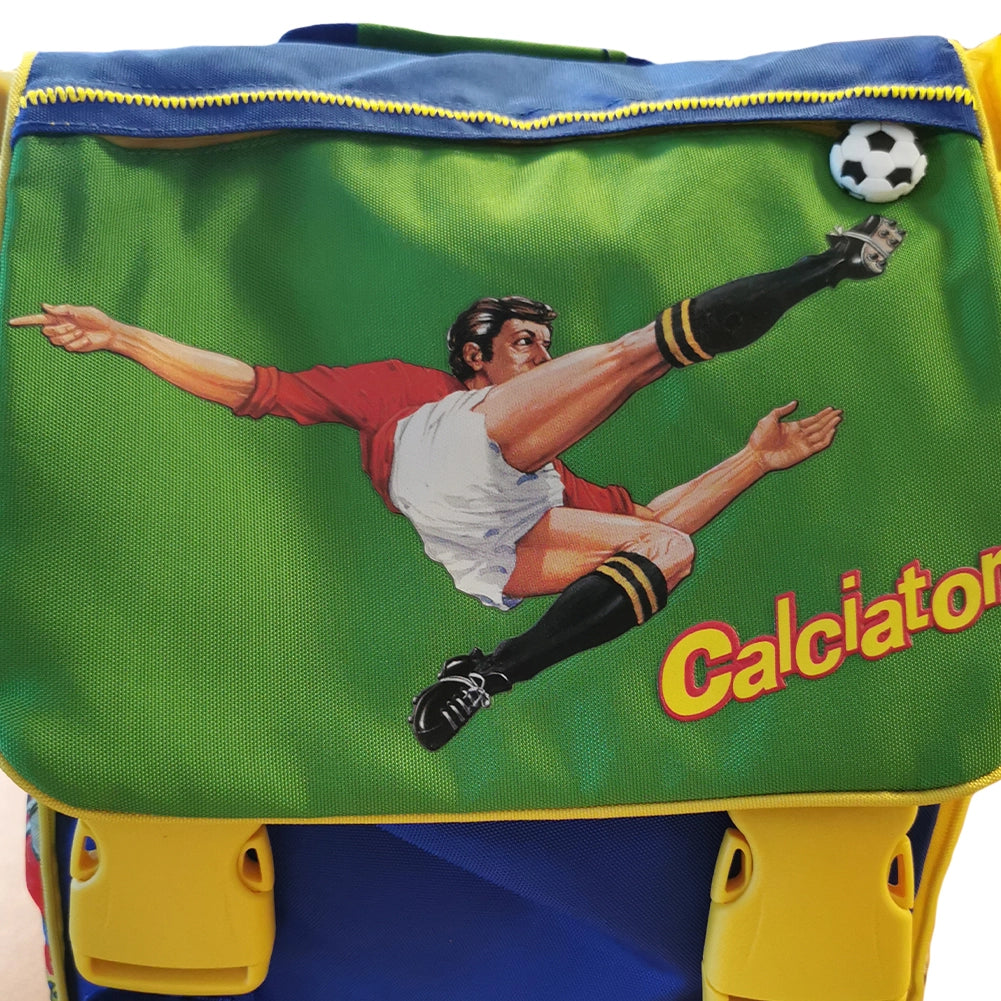 Zaino Calciatori Panini Estensibile con Gadget Borraccia Zainetto Scuola Ragazzi