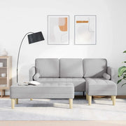 Set di divani 2 pcs Grigio Nuvola 173 x 131 x 67 cm Poliestere 3329261