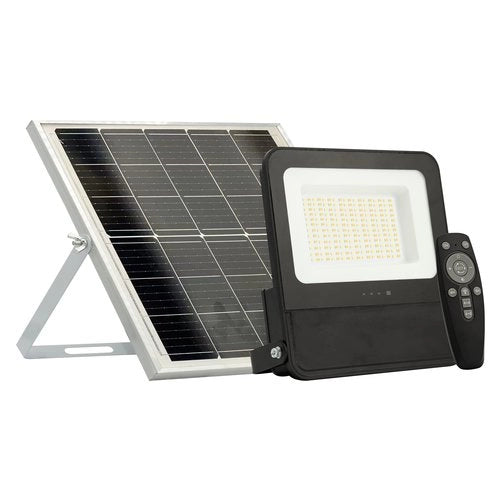 Proiettore con sensore presenza solare briloner bt10032 solar nero e a