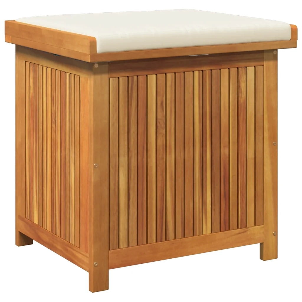 Scatola Cuscini da Esterno 60x50x61 cm Legno Massello Acacia CFW6954345