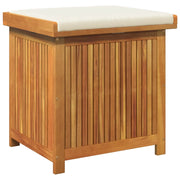 Scatola Cuscini da Esterno 60x50x61 cm Legno Massello Acacia CFW6954345