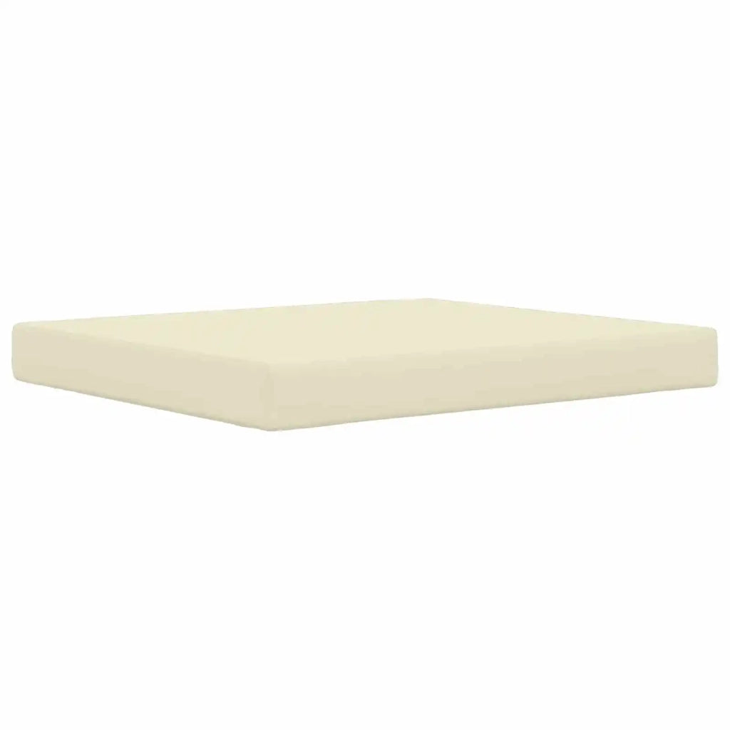 Cuscino per divano da esterno 2 pcs Crema Poliestere