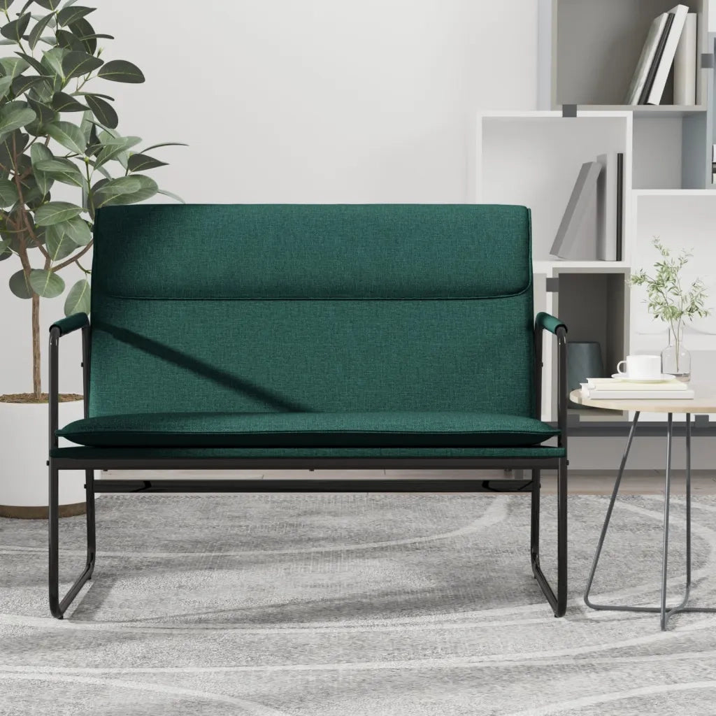 Panca Verde Scuro 100x64x80 cm in Tessuto 351355