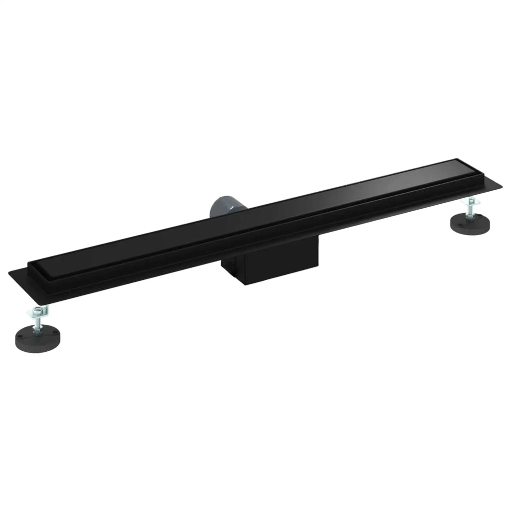 Drenaggio doccia 2 in 1 Nero 80 cm Acciaio Inox 304 CFW2548647