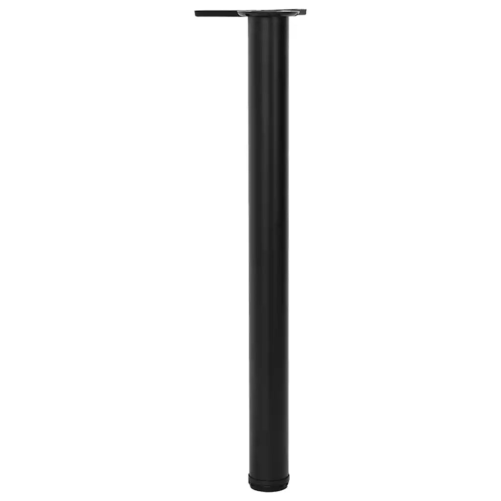 242139 4 Height Adjustable Table Legs Black 710 mm cod mxl 62960