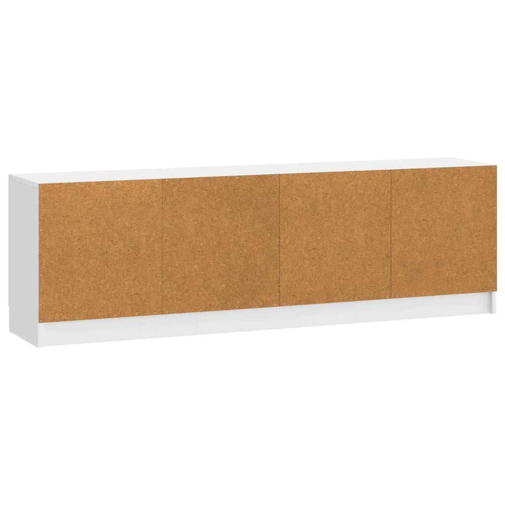 Mobile TV-Credenza per TV Bianco Lucido 150 x 31 x 47 cm Legno ingegnerizzato 238183