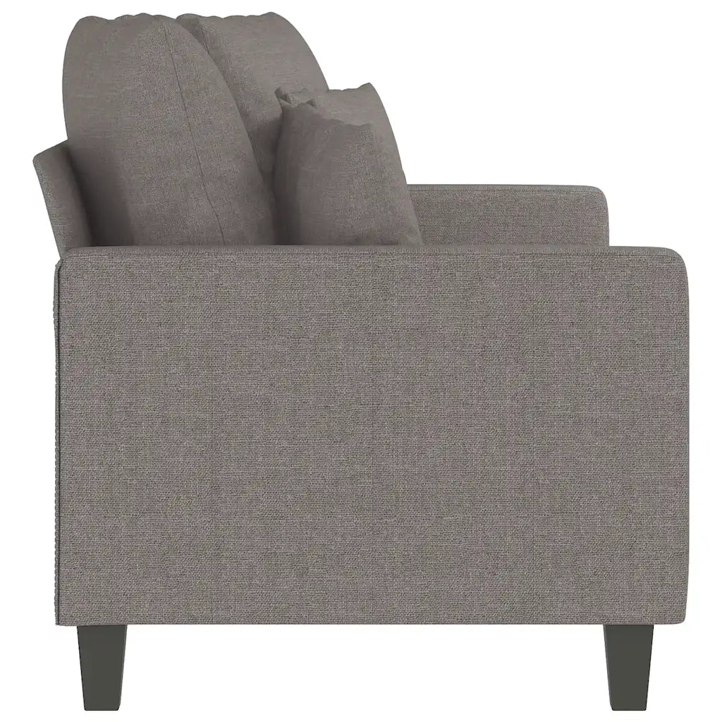 Divano | Divano da soggiorno | Sofa a 2 Posti Tortora 140 cm in Tessuto