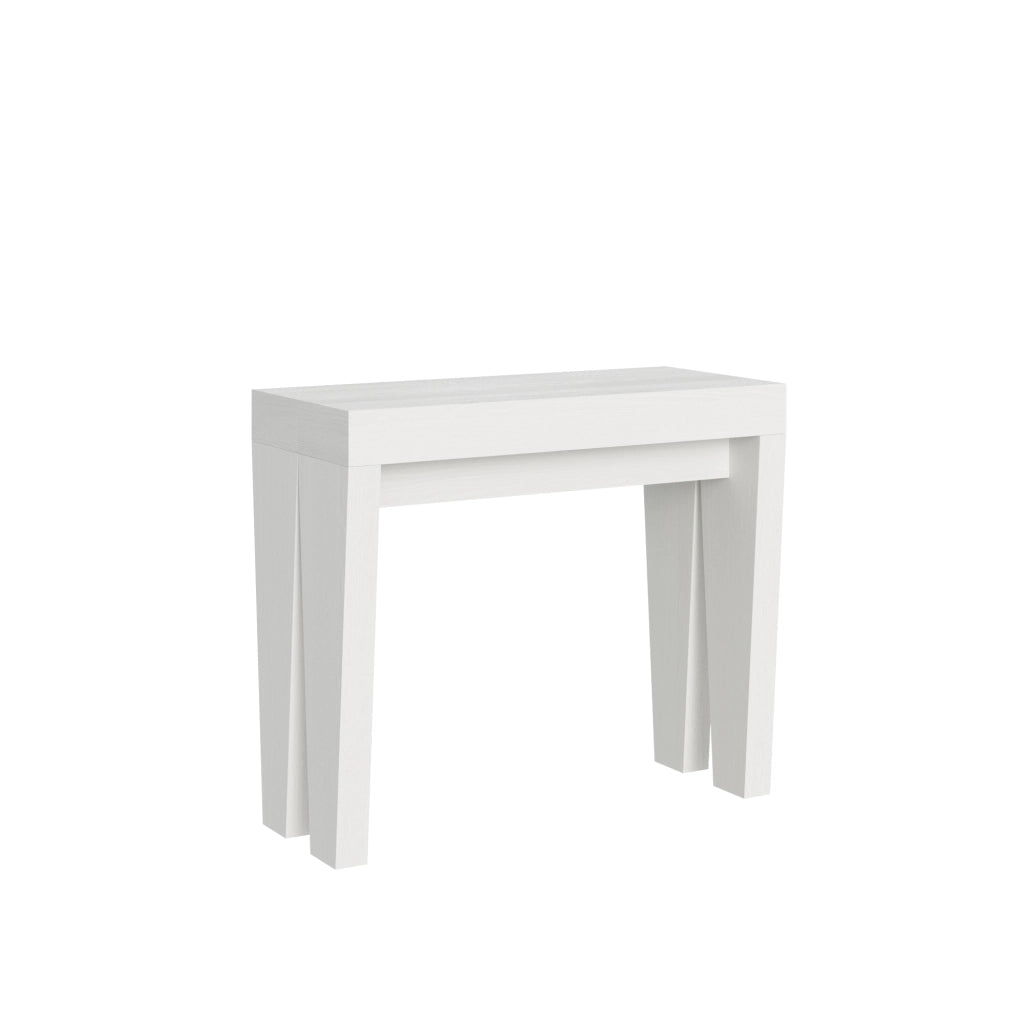 Consolle allungabile 90x40/196 cm SpimboX Small Bianco Frassino