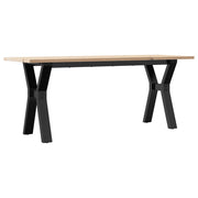 Tavolino salotto | Tavolino da caff¨¨ | Tavolino da Soggiorno Telaio a Y 110x40x45 cm Legno Pino e Acciaio