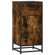 Credenza | Madia | Buffet da pranzo | Armadio da pranzo Rovere Fumo 35,5x35x76 cm in Truciolato
