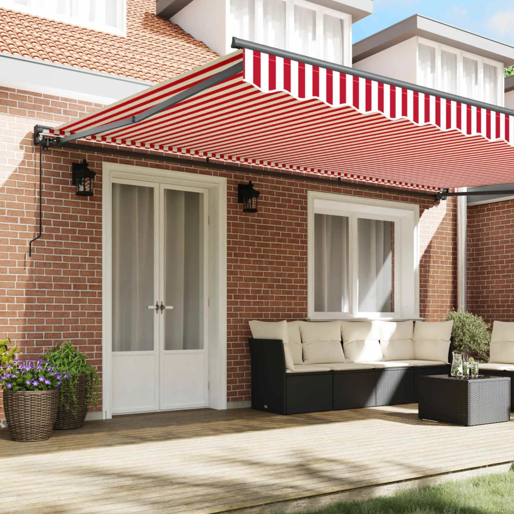 Struttura della tenda Rosso e Bianco 500 × 300 cm 3331277