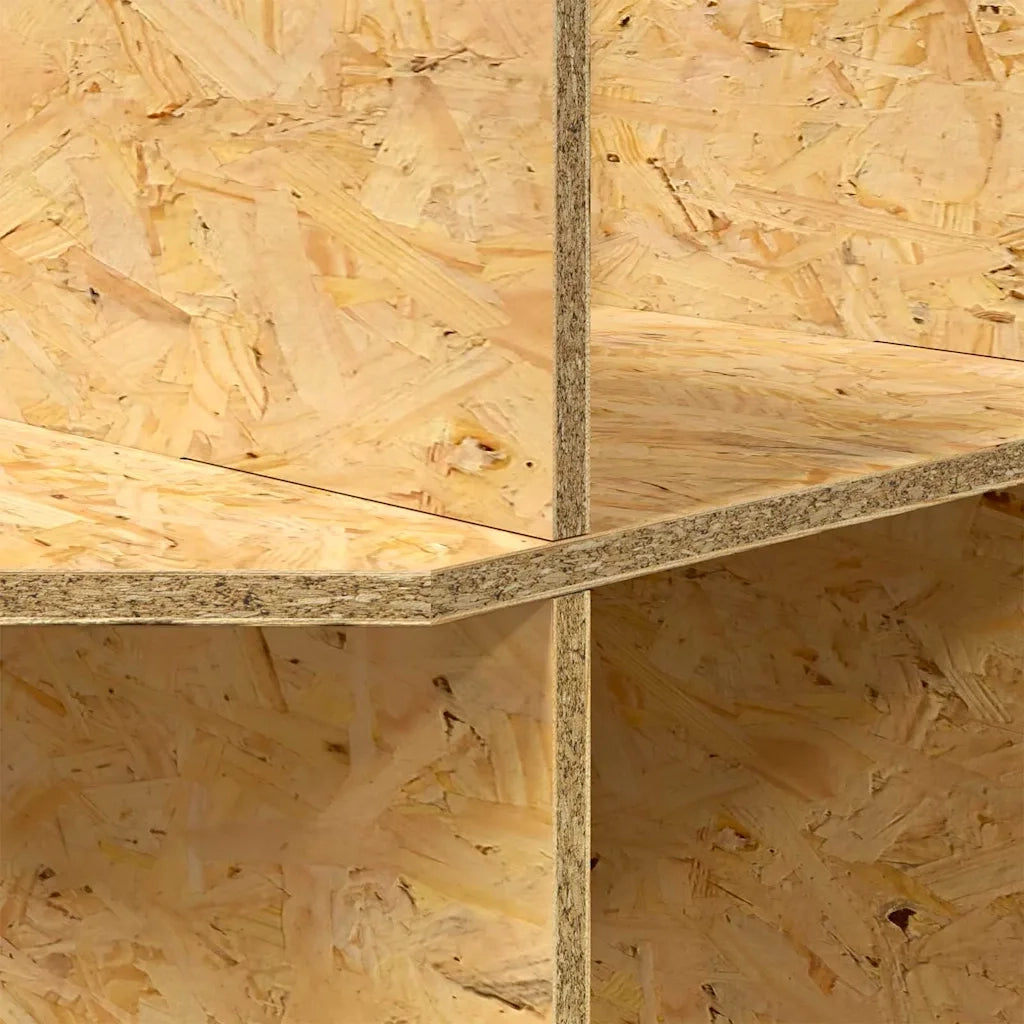 Base per Terrario con lo scaffale Marrone 40 x 40 x 50 cm OSB CFW2111323