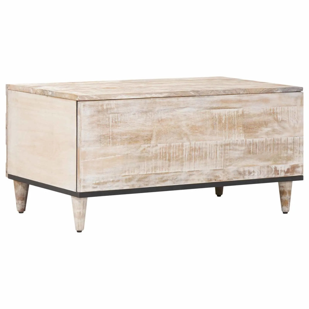 Tavolino da salotto Bianco 80 x 50 x 40 cm 4018372