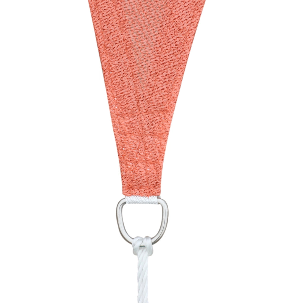 Tenda da sole triangolare grande ¨C zephmum ¨C rosso ruggine, polietilene, 3x3x3 m