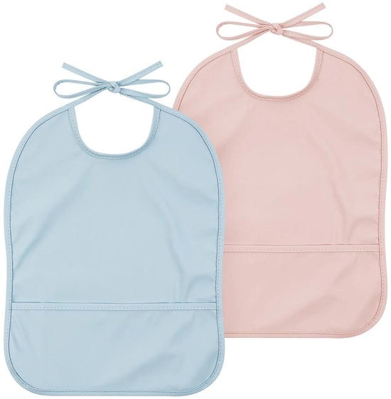 Impervie Bambine da Mangia, 2 pezzi di Bambine da Mangia Impermeabili, Bambine da Mangia per Bambini, Bambine da Mangia Impermeabili per Bambini, Bambine Unisex Resistenti ai Feromoni