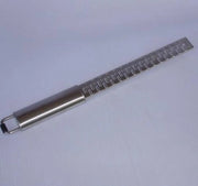 Raspia micro-scherpa in acciaio inossidabile con doppio taglio, acciaio lamellare, argento 

Specifiche tecniche: R1235
