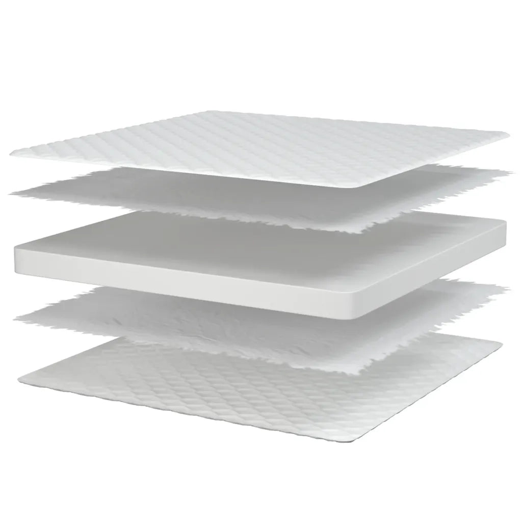 Materasso Viscoelastico-Materasso per Letto Bianco 80x160x17 cm Morbido
