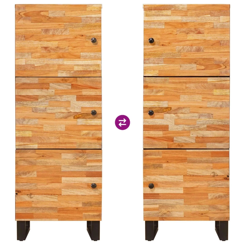 Alto Mobile da Stoccaggio con porta Marrone 40 x 33 x 110 cm