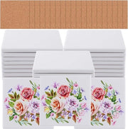 20 pezzi di supporti ceramici, fogli sublimazione, supporti sublimazione con parte posteriore in coccio, supporti ceramici lisci bianchi per hobby, supporti personalizzabili per
