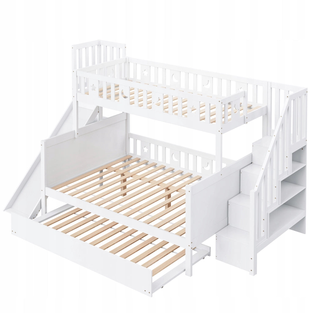 Letto a castello 90x200/140x200 cm - Xylo - Bianco