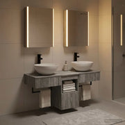 Set di Armadi da Bagno 5 pcs Sonoma grigio 43 x 11,5 x 60,5 cm 3406292