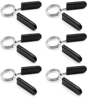 Set di Halterklemmen per Sollevamento Pesi - 25 mm - Cervicale per Allenamento - Ideale per Fitness e Training - Pacchetto da 6